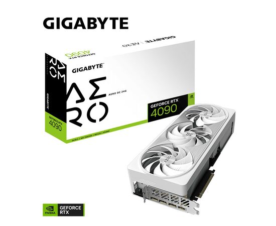 Видеокарта GIGABYTE GeForce RTX4090 24GB AERO OC (GV-N4090AERO OC-24GD), изображение 9 Видеокарта GIGABYTE GeForce RTX4090 24GB AERO OC (GV-N4090AERO OC-24GD), изображение 9