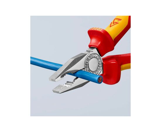 Плоскогубцы KNIPEX комбинированные диэлектрические VDE (03 06 160), изображение 4 Плоскогубцы KNIPEX комбинированные диэлектрические VDE (03 06 160), изображение 4