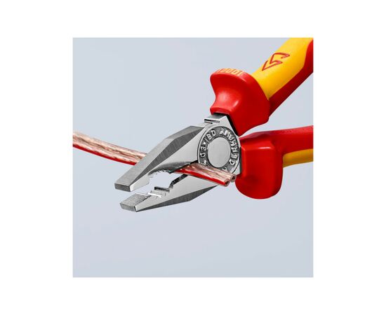 Плоскогубцы KNIPEX комбинированные диэлектрические VDE (03 06 160), изображение 5 Плоскогубцы KNIPEX комбинированные диэлектрические VDE (03 06 160), изображение 5