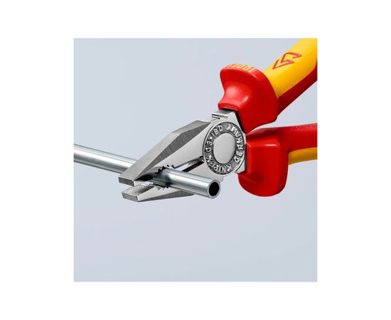 Плоскогубцы KNIPEX комбинированные диэлектрические VDE (03 06 160), изображение 6 Плоскогубцы KNIPEX комбинированные диэлектрические VDE (03 06 160), изображение 6