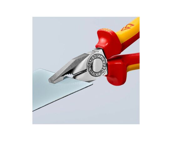 Плоскогубцы KNIPEX комбинированные диэлектрические VDE (03 06 160), изображение 7 Плоскогубцы KNIPEX комбинированные диэлектрические VDE (03 06 160), изображение 7