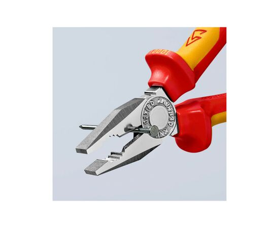 Плоскогубцы KNIPEX комбинированные диэлектрические VDE (03 06 160), изображение 8 Плоскогубцы KNIPEX комбинированные диэлектрические VDE (03 06 160), изображение 8