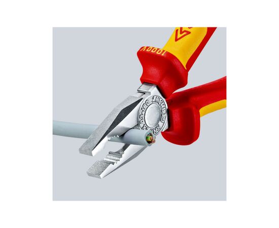 Плоскогубцы KNIPEX комбинированные диэлектрические VDE (03 06 160), изображение 9 Плоскогубцы KNIPEX комбинированные диэлектрические VDE (03 06 160), изображение 9