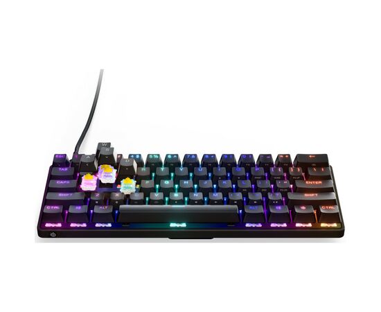 Клавиатура SteelSeries Apex 9 mini USB UA Black (64837), изображение 2 Клавиатура SteelSeries Apex 9 mini USB UA Black (64837), изображение 2