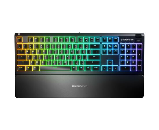 Клавиатура SteelSeries Apex 3 USB UA Black (64795), изображение 2 Клавиатура SteelSeries Apex 3 USB UA Black (64795), изображение 2