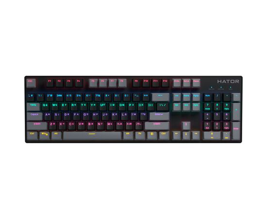 Клавиатура Hator Starfall Rainbow Origin Red USB Black/Grey (HTK-608-BBG)