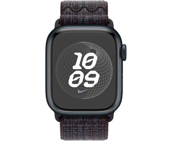 Ремешок для смарт-часов Apple 41mm Black/Blue Nike Sport Loop (MUJV3ZM/A), изображение 3 Ремешок для смарт-часов Apple 41mm Black/Blue Nike Sport Loop (MUJV3ZM/A), изображение 3