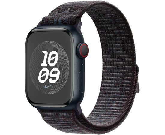 Ремешок для смарт-часов Apple 41mm Black/Blue Nike Sport Loop (MUJV3ZM/A), изображение 4 Ремешок для смарт-часов Apple 41mm Black/Blue Nike Sport Loop (MUJV3ZM/A), изображение 4