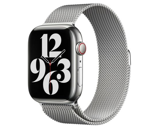 Ремешок для смарт-часов Apple 41mm Silver Milanese Loop (MTJN3ZM/A), изображение 4 Ремешок для смарт-часов Apple 41mm Silver Milanese Loop (MTJN3ZM/A), изображение 4
