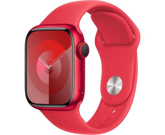 Ремешок для смарт-часов Apple 45mm (PRODUCT)RED Sport Band - M/L (MT3X3ZM/A), изображение 4 Ремешок для смарт-часов Apple 45mm (PRODUCT)RED Sport Band - M/L (MT3X3ZM/A), изображение 4