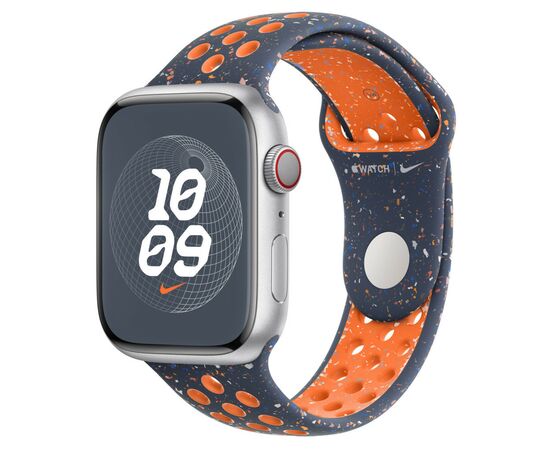 Ремешок для смарт-часов Apple 45mm Blue Flame Nike Sport Band - M/L (MUV93ZM/A), изображение 4 Ремешок для смарт-часов Apple 45mm Blue Flame Nike Sport Band - M/L (MUV93ZM/A), изображение 4
