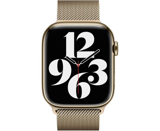 Ремешок для смарт-часов Apple 45mm Gold Milanese Loop (MTJP3ZM/A), изображение 3 Ремешок для смарт-часов Apple 45mm Gold Milanese Loop (MTJP3ZM/A), изображение 3