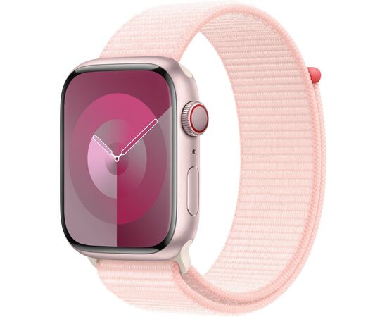 Ремешок для смарт-часов Apple 45mm Light Pink Sport Loop (MT5F3ZM/A), изображение 4 Ремешок для смарт-часов Apple 45mm Light Pink Sport Loop (MT5F3ZM/A), изображение 4