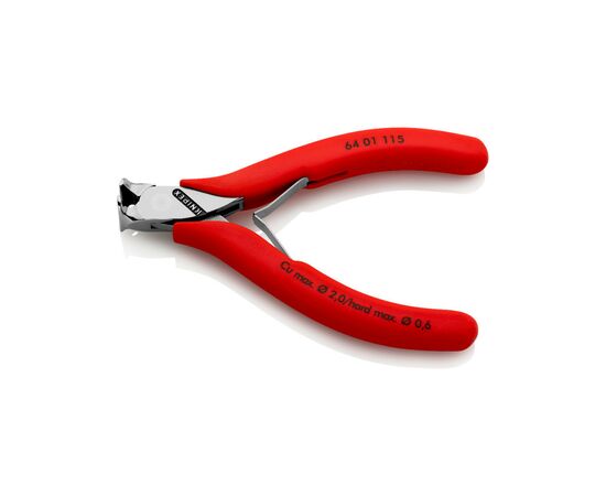 Кусачки KNIPEX торцевые для электроники (64 01 115), изображение 3 Кусачки KNIPEX торцевые для электроники (64 01 115), изображение 3