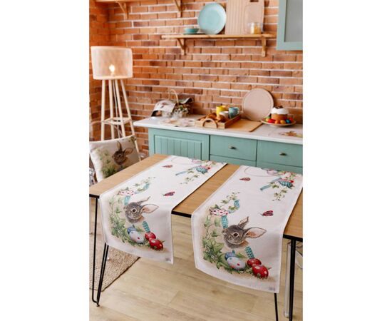 Дорожка на стол Прованс гобеленовая Пасхальная Веснянка 35х100 см (034173), изображение 4 Дорожка на стол Прованс гобеленовая Пасхальная Веснянка 35х100 см (034173), изображение 4