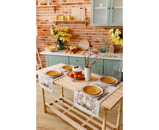 Дорожка на стол Прованс гобеленовая Пасхальная Гуси 35х100 см (034161), изображение 6 Дорожка на стол Прованс гобеленовая Пасхальная Гуси 35х100 см (034161), изображение 6