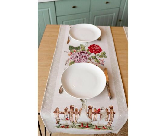 Дорожка на стол Прованс гобеленовая Пасхальная Гуси 35х100 см (034161), изображение 8 Дорожка на стол Прованс гобеленовая Пасхальная Гуси 35х100 см (034161), изображение 8