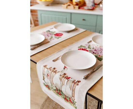 Дорожка на стол Прованс гобеленовая Пасхальная Гуси 35х100 см (034161), изображение 9 Дорожка на стол Прованс гобеленовая Пасхальная Гуси 35х100 см (034161), изображение 9