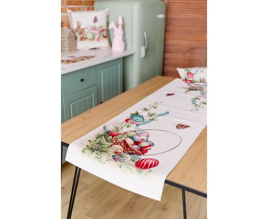 Доріжка на стіл Прованс гобеленова Велекодня Веснянка 40х140 см (034175), зображення 2 Доріжка на стіл Прованс гобеленова Велекодня Веснянка 40х140 см (034175), зображення 2