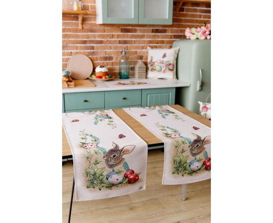 Доріжка на стіл Прованс гобеленова Велекодня Веснянка 40х140 см (034175), зображення 3 Доріжка на стіл Прованс гобеленова Велекодня Веснянка 40х140 см (034175), зображення 3
