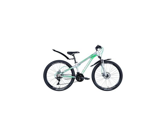 Велосипед Discovery Trek AM DD 26" 18" ST 2024 Сріблястий (OPS-DIS-26-562)
