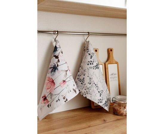 Полотенце Прованс вафельное Цветы 33х60 см (034624), изображение 3