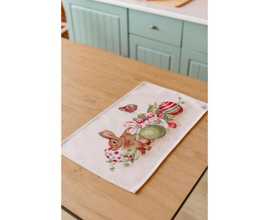 Серветка на стіл Прованс Великодня гобеленова Веснянка 30х50 см (034091), зображення 4