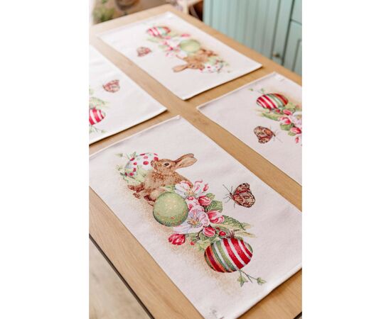 Серветка на стіл Прованс Великодня гобеленова Веснянка 30х50 см (034091), зображення 7