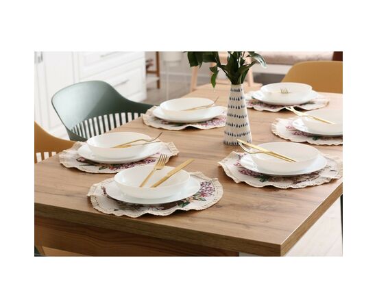 Салфетка на стол Прованс гобеленовая круглая Alicia D-35 (026073), изображение 3 Салфетка на стол Прованс гобеленовая круглая Alicia D-35 (026073), изображение 3