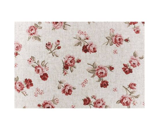 Скатерть Прованс непромокаемая Simfoni Красные розочки на натюрель 120х136 см (033535), изображение 3 Скатерть Прованс непромокаемая Simfoni Красные розочки на натюрель 120х136 см (033535), изображение 3