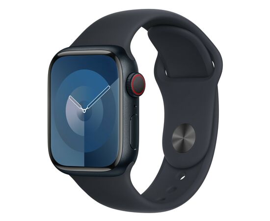 Ремешок для смарт-часов Apple 45mm Midnight Sport Band - S/M (MT3D3ZM/A), изображение 4 Ремешок для смарт-часов Apple 45mm Midnight Sport Band - S/M (MT3D3ZM/A), изображение 4