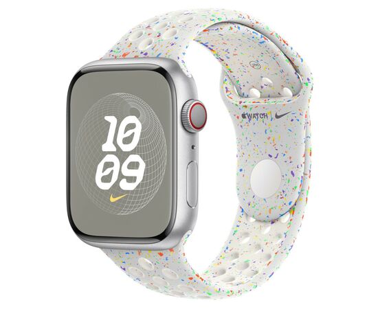 Ремешок для смарт-часов Apple 45mm Pure Platinum Nike Sport Band - S/M (MUV03ZM/A), изображение 4 Ремешок для смарт-часов Apple 45mm Pure Platinum Nike Sport Band - S/M (MUV03ZM/A), изображение 4