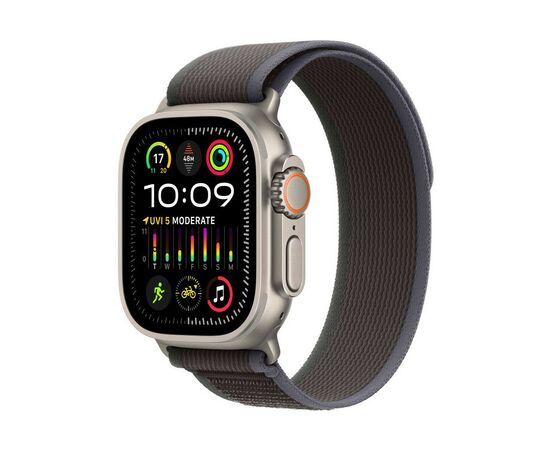 Ремешок для смарт-часов Apple 49mm Blue/Black Trail Loop - M/L (MT623ZM/A), изображение 4 Ремешок для смарт-часов Apple 49mm Blue/Black Trail Loop - M/L (MT623ZM/A), изображение 4