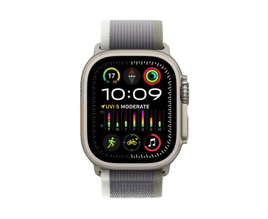 Ремешок для смарт-часов Apple 49mm Green/Gray Trail Loop - M/L (MT603ZM/A), изображение 3 Ремешок для смарт-часов Apple 49mm Green/Gray Trail Loop - M/L (MT603ZM/A), изображение 3