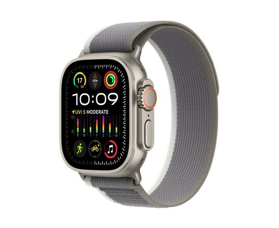 Ремешок для смарт-часов Apple 49mm Green/Gray Trail Loop - M/L (MT603ZM/A), изображение 4 Ремешок для смарт-часов Apple 49mm Green/Gray Trail Loop - M/L (MT603ZM/A), изображение 4
