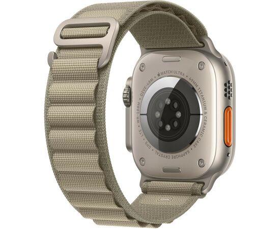 Ремешок для смарт-часов Apple 49mm Olive Alpine Loop - Medium (MT5U3ZM/A), изображение 5 Ремешок для смарт-часов Apple 49mm Olive Alpine Loop - Medium (MT5U3ZM/A), изображение 5