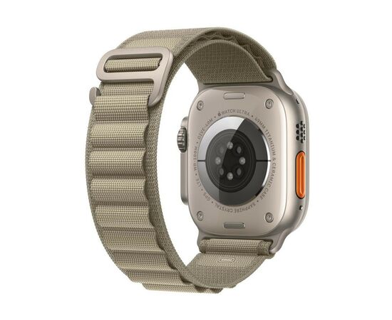 Ремешок для смарт-часов Apple 49mm Olive Alpine Loop - Small (MT5T3ZM/A), изображение 5 Ремешок для смарт-часов Apple 49mm Olive Alpine Loop - Small (MT5T3ZM/A), изображение 5