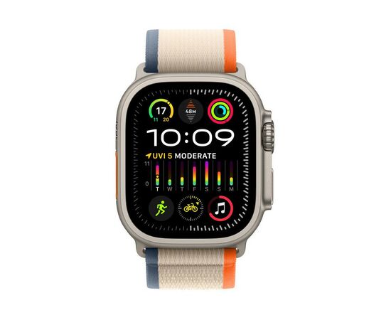 Ремешок для смарт-часов Apple 49mm Orange/Beige Trail Loop - S/M (MT5W3ZM/A), изображение 3 Ремешок для смарт-часов Apple 49mm Orange/Beige Trail Loop - S/M (MT5W3ZM/A), изображение 3