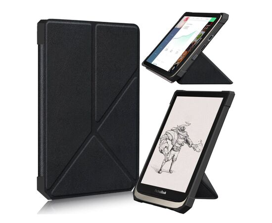Чехол для электронной книги BeCover Ultra Slim Origami PocketBook 740 Inkpad 3 / Color / Pro Bla (707162), изображение 2 Чехол для электронной книги BeCover Ultra Slim Origami PocketBook 740 Inkpad 3 / Color / Pro Bla (707162), изображение 2