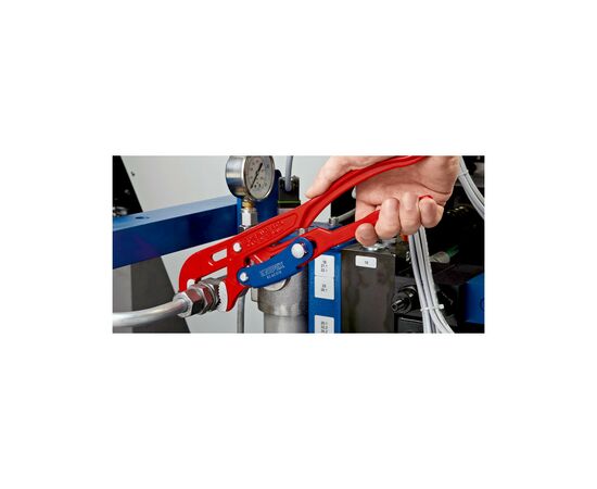 Ключ KNIPEX трубный с S-образным смыканием, 420мм (83 60 015), изображение 4 Ключ KNIPEX трубный с S-образным смыканием, 420мм (83 60 015), изображение 4