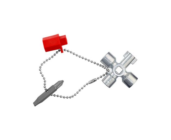 Ключ KNIPEX для электрошкафов (00 11 02), изображение 2 Ключ KNIPEX для электрошкафов (00 11 02), изображение 2