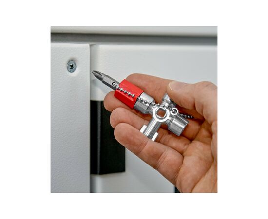 Ключ KNIPEX для электрошкафов (00 11 02), изображение 4 Ключ KNIPEX для электрошкафов (00 11 02), изображение 4