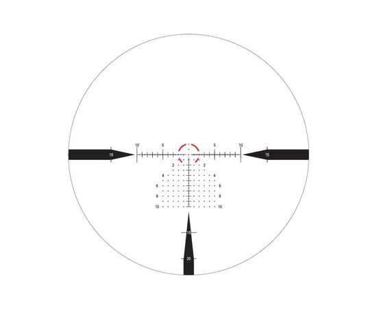Оптический прицел Nightforce NX8 1-8x24 F1 0.2Mil сітка FC-DMX з підсвічуванням (C654), изображение 5 Оптический прицел Nightforce NX8 1-8x24 F1 0.2Mil сітка FC-DMX з підсвічуванням (C654), изображение 5