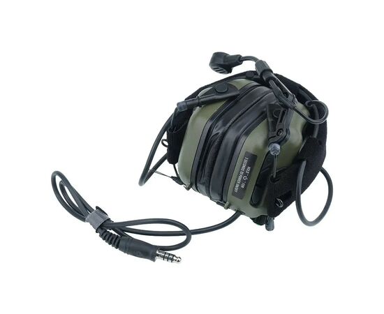 Наушники для стрельбы Earmor M32 Green з мікрофоном (M32-FG), изображение 3 Наушники для стрельбы Earmor M32 Green з мікрофоном (M32-FG), изображение 3