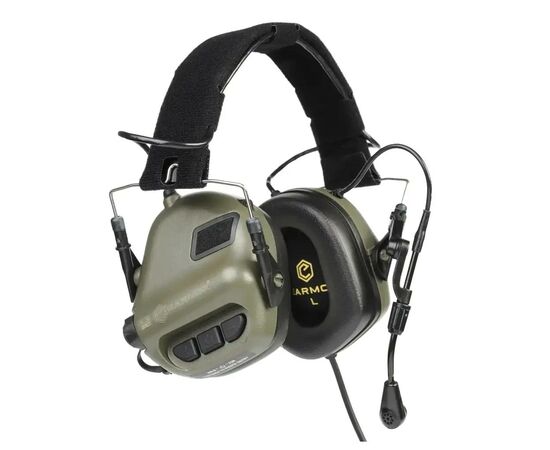 Навушники для стрільби Earmor M32 Green з мікрофоном (M32-FG)