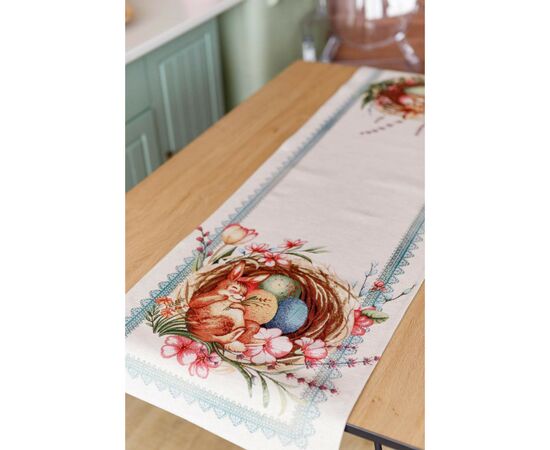 Дорожка на стол Прованс гобеленовая Пасхальная Злагода 40х140 см (034171), изображение 4 Дорожка на стол Прованс гобеленовая Пасхальная Злагода 40х140 см (034171), изображение 4