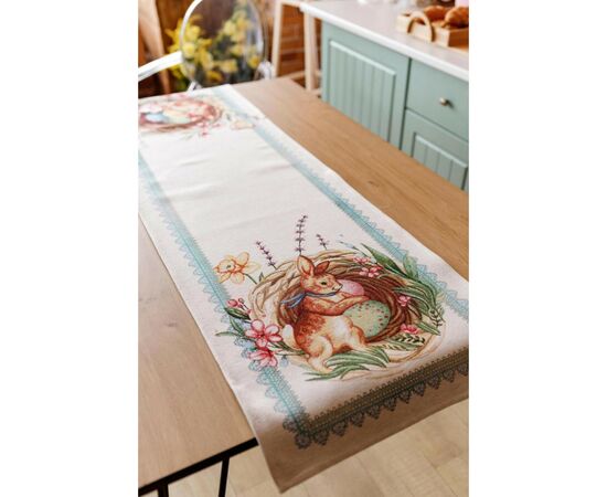 Дорожка на стол Прованс гобеленовая Пасхальная Злагода 40х140 см (034171), изображение 5 Дорожка на стол Прованс гобеленовая Пасхальная Злагода 40х140 см (034171), изображение 5