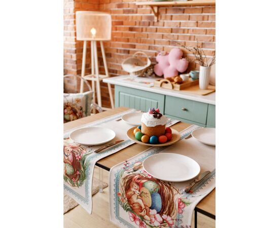 Дорожка на стол Прованс гобеленовая Пасхальная Злагода 40х140 см (034171), изображение 6 Дорожка на стол Прованс гобеленовая Пасхальная Злагода 40х140 см (034171), изображение 6