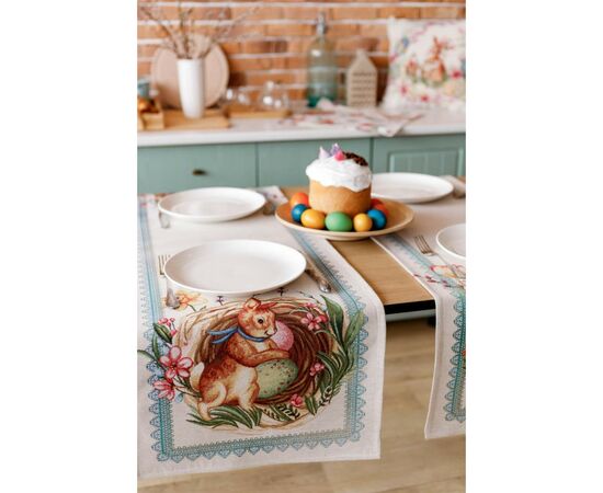 Дорожка на стол Прованс гобеленовая Пасхальная Злагода 40х140 см (034171), изображение 7 Дорожка на стол Прованс гобеленовая Пасхальная Злагода 40х140 см (034171), изображение 7