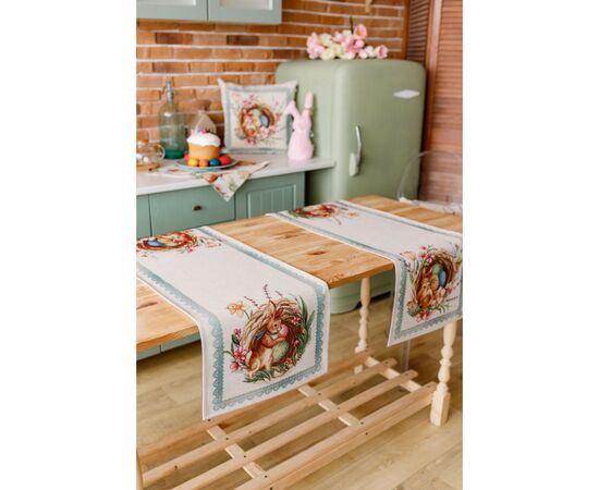 Дорожка на стол Прованс гобеленовая Пасхальная Злагода 40х140 см (034171), изображение 8 Дорожка на стол Прованс гобеленовая Пасхальная Злагода 40х140 см (034171), изображение 8